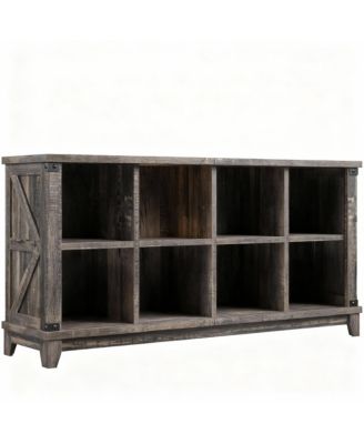 8 Cube Storage Organizer - Farmhouse Modern Design for Home Office,Easy Assembly