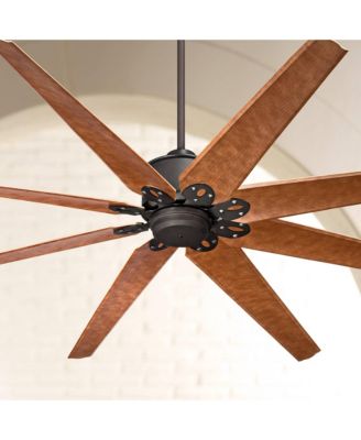72" Predator Bronze Fan 12-Inch Rod for 10-Foot Ceilings with Remote