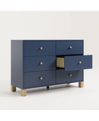 California 6-Drawer Double Dresser