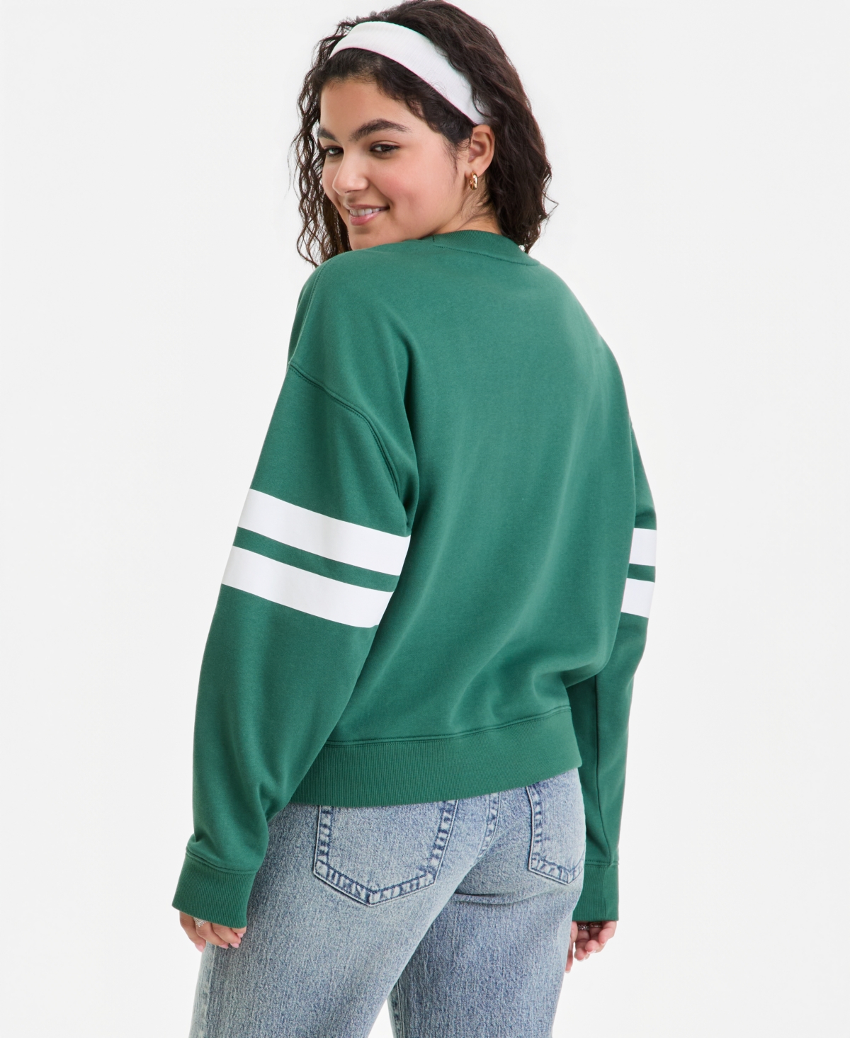 Peanuts Juniors' Snoopy Go Team Fleece Sweatshirt