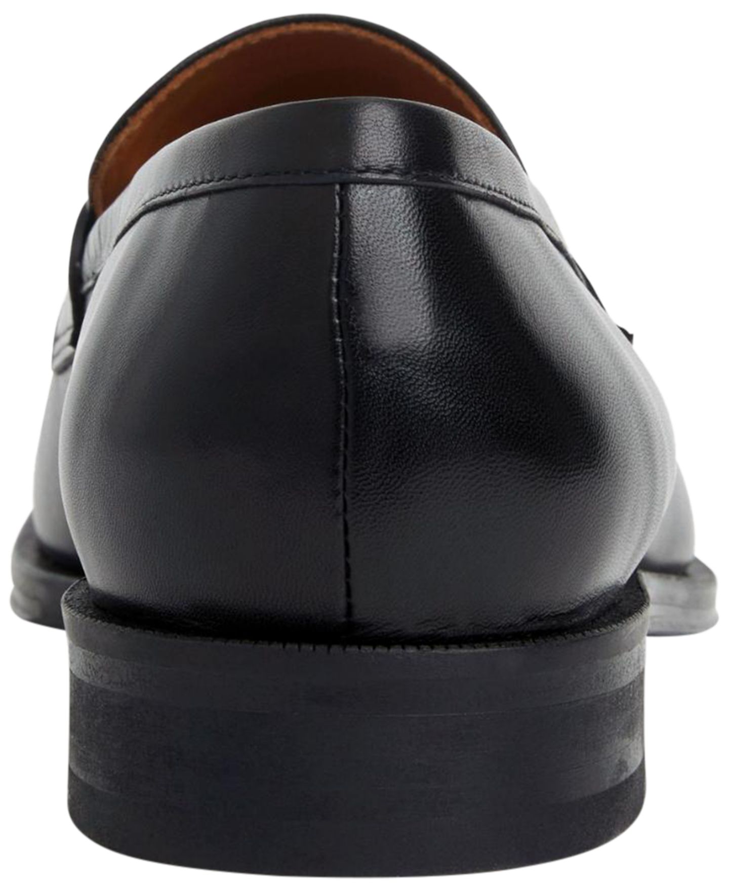 Мужские туфли Bruno Magli Maioco Penny Leather Loafer, цвет: Чёрный — фото 3