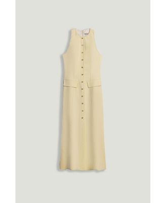 Women's Sleeveless Button-Front Midi Dress