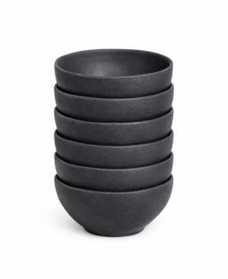 Stoneware Soup Bowls, Set of 6