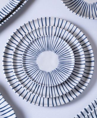 Elemento Stoneware Dinner Plates, Set of 6