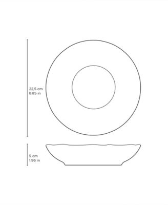 Elemento Stoneware Salad Bowls, Set of 6