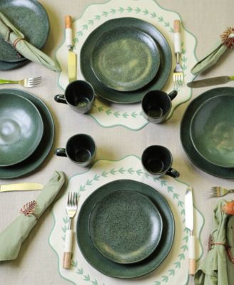 Stoneware Salad Bowls, Set of 6