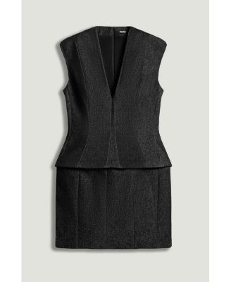 Women's Sleeveless Tailored Mini Dress