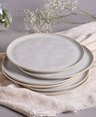 Stoneware Dinner Plates, Set of 6