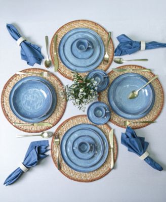 Stoneware Dessert Plates, Set of 6