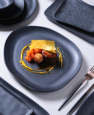 Stoneware Oval Dinner Plates, Set of 6