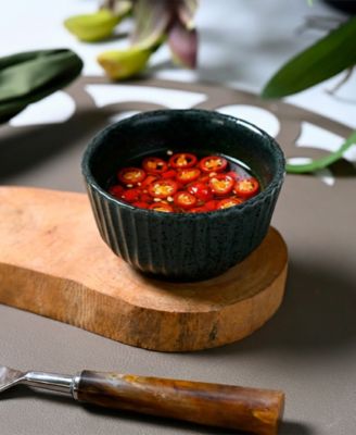 Stoneware Linhas Ramekins, Set of 6