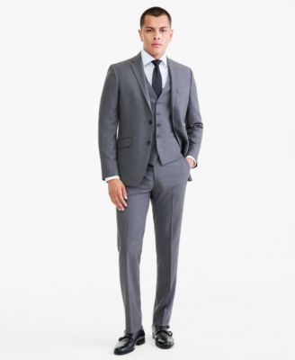 Men's 3-Piece Slim Fit Techni-Cole Suit
