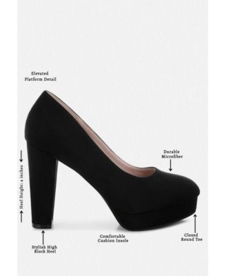 Womens Olanta Block Heel Pumps
