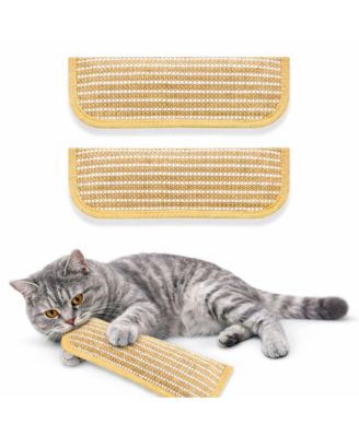 Sisal Catnip Kicker Toy 2 Pack - Cat Herb Filling, Interactive Bunny Kick Toy for Scratching, Chewing and Comfort, Cats of All Ages