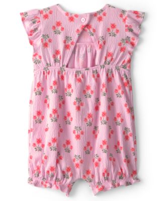 Baby Girls' Floral Romper