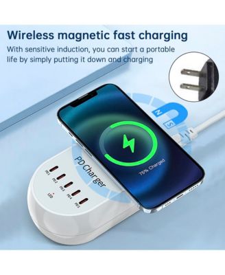 140W Charger - 5 Port Fast Charging Station with 100W PD and 15W MagSafe