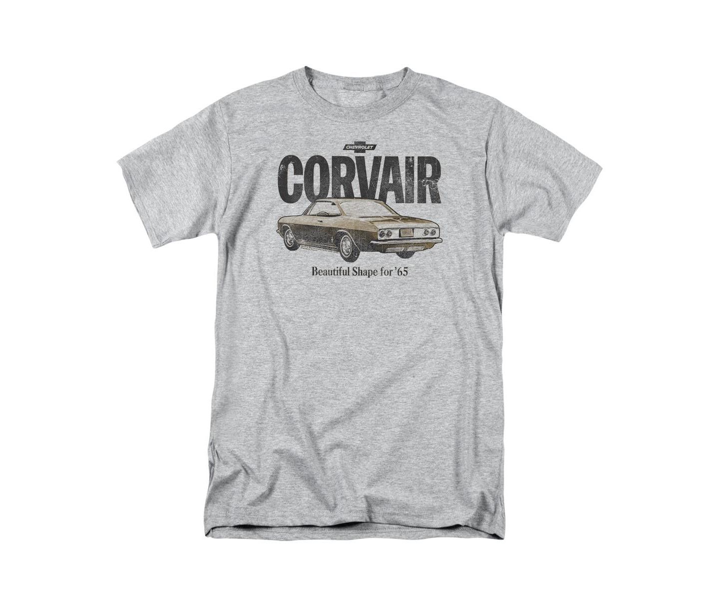 Мужская футболка Logovision Chevrolet Retro Corvair, цвет: Меланжевый — фото 1