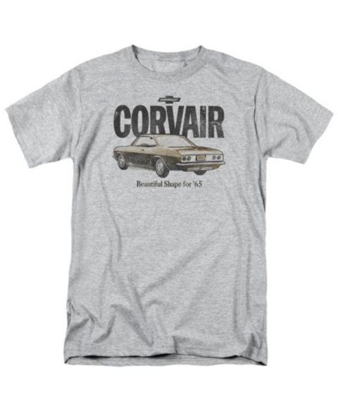 Мужская футболка Logovision Chevrolet Retro Corvair, цвет: Меланжевый