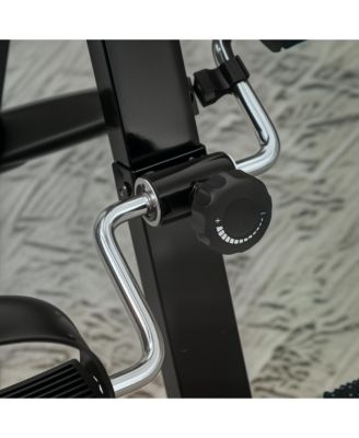 Seated Pedal Exerciser Foldable Leg Exercise Bike with LCD Monitor