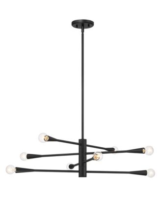 Livonia Matte Chandelier Modern Sputnik 8-Light Fixture for Dining Room House Foyer Kitchen