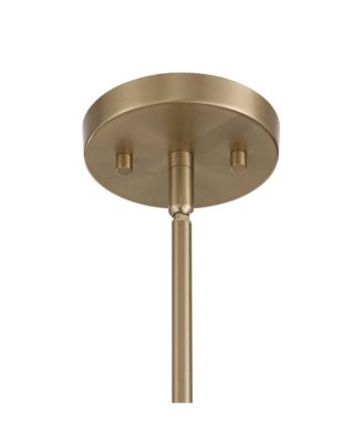 Emerson Matte Brass Fluted Glass Mini Pendant Light