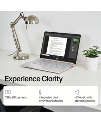 Essential 14" Traditional Laptop Intel Celeron 8GB RAM Intel UHD Graphics 64GB eMMC Storage Windows 11 Home 60Hz