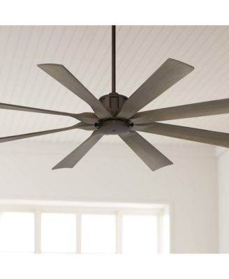 Defender Industrial Rustic Indoor Outdoor Ceiling Fan Remote Oil Rubbed Weathered Rated Patio