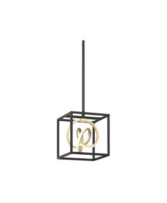 Christy 8" Modern Pendant Chandelier Ceiling Light Fixture Dining Room Over Table 3-Light LED  Finish Mini