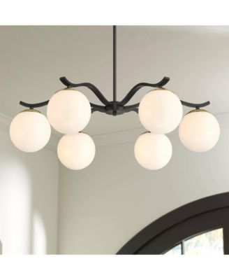 Possini Euro Newall 30" Wide  6-Light Chandelier