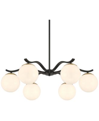 Possini Euro Newall 30" Wide  6-Light Chandelier