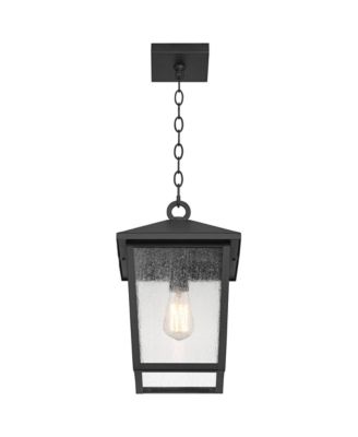 Westmont High Modern Outdoor Pendant Light Fixture Ceiling Porch House Hanging Sand Glass Shade