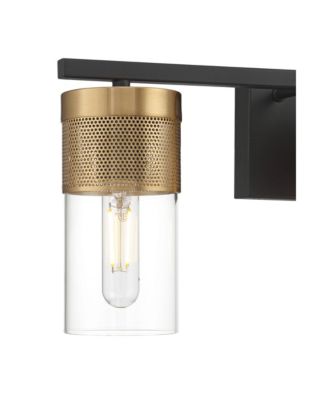 Berlin 23 1/2" High Modern 3 Light Bathroom Vanity Wall Lamp Light Fixture Mount Hardwired