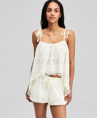 Women's Lace High-Low Top
