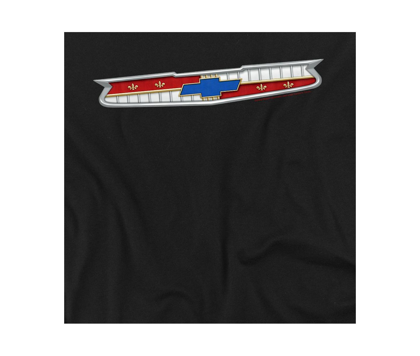 Мужская футболка Logovision Chevrolet 56 Bel Air Emblem, цвет: Чёрный — фото 2