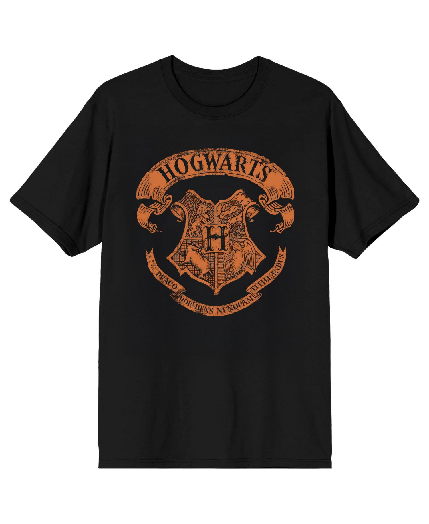 Men's Hogwarts Official Seal Adult Crew Neck Short Sleeve T-shirt