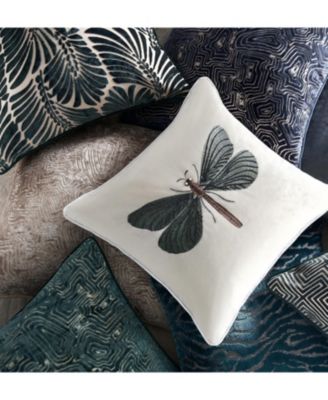 Beaded Dragonfly Pillow