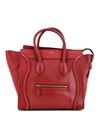 Mini Luggage Bag Smooth Leather