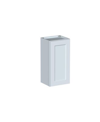 W15" Dove Grey Wall Cabinet with Full Overlay HDF Door for Custom Kitchen or Bathroom