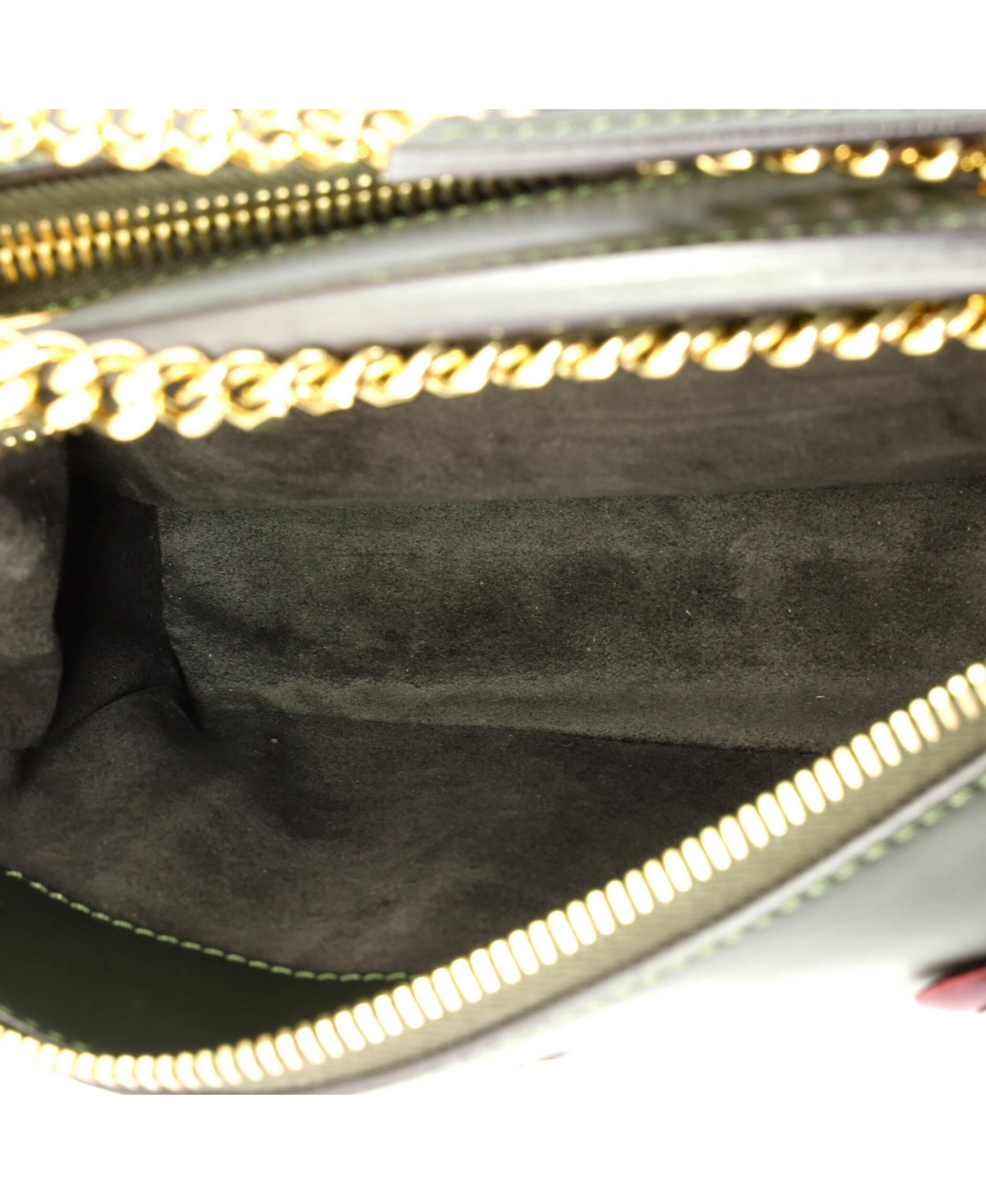 Pre-Owned Fendi Small Flowerland DotCom Convertible Satchel Embellished Leather