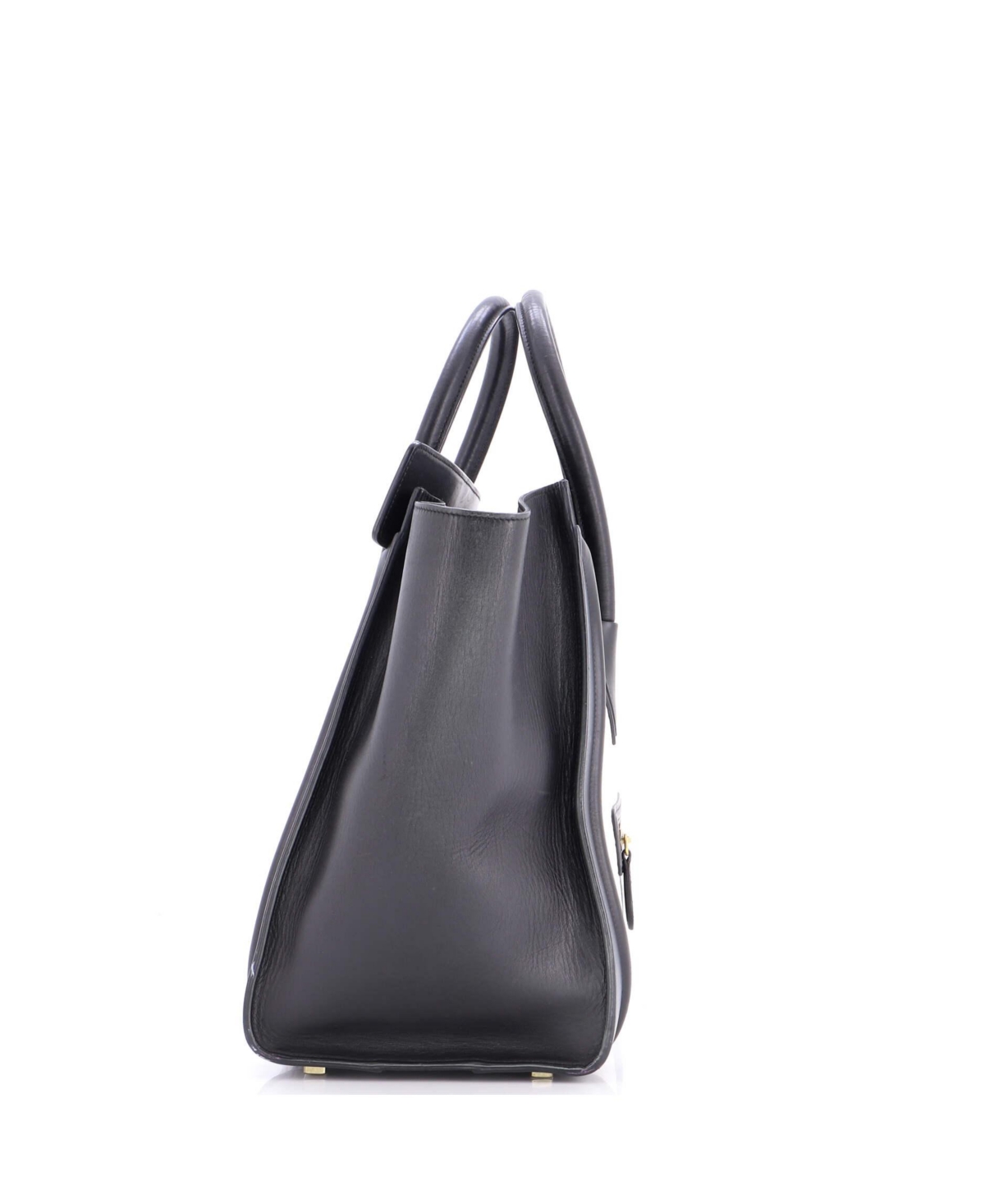 Pre-Owned Celine Mini Bicolor Luggage Bag Leather