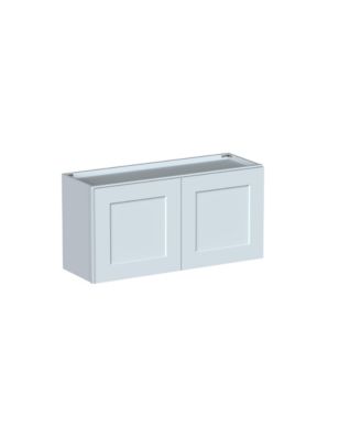 W36" Dove Short Wall Cabinet with Full Overlay Door for Custom Kitchen or Bathroom
