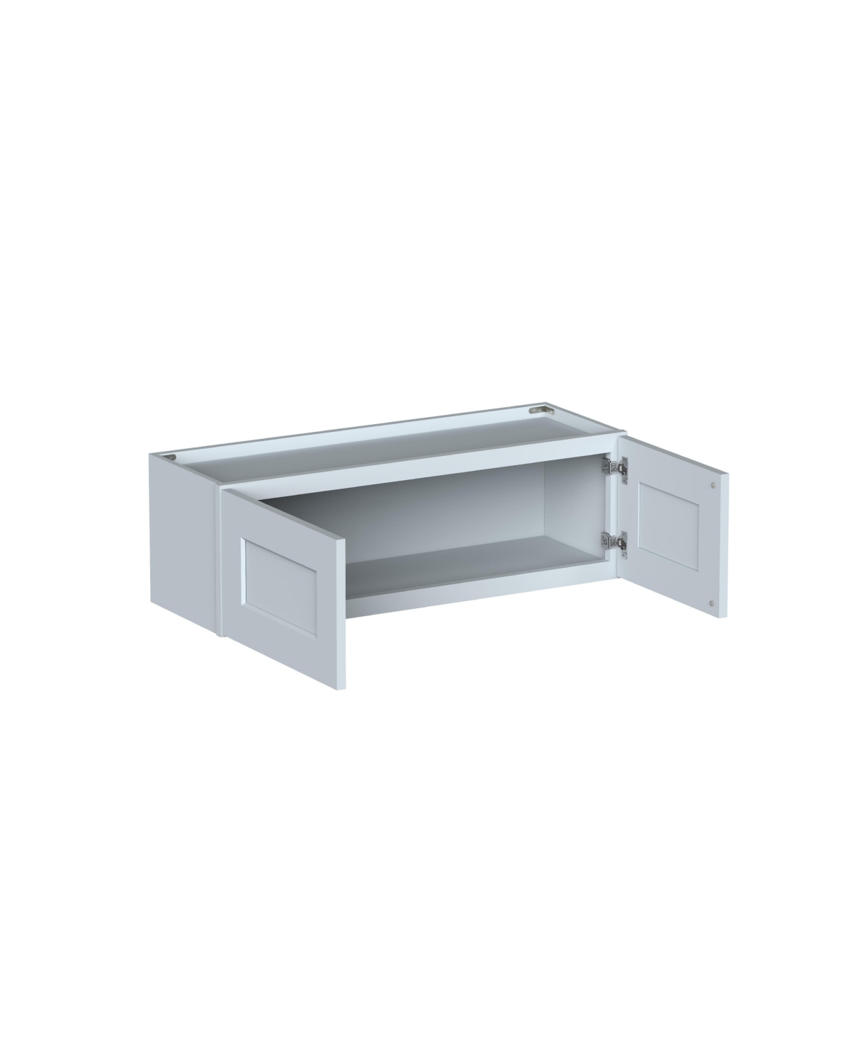 Boyel Living W36" Dove Short Wall Cabinet with Full Overlay Hdf Door for Custom Kitchen or Bathroom
