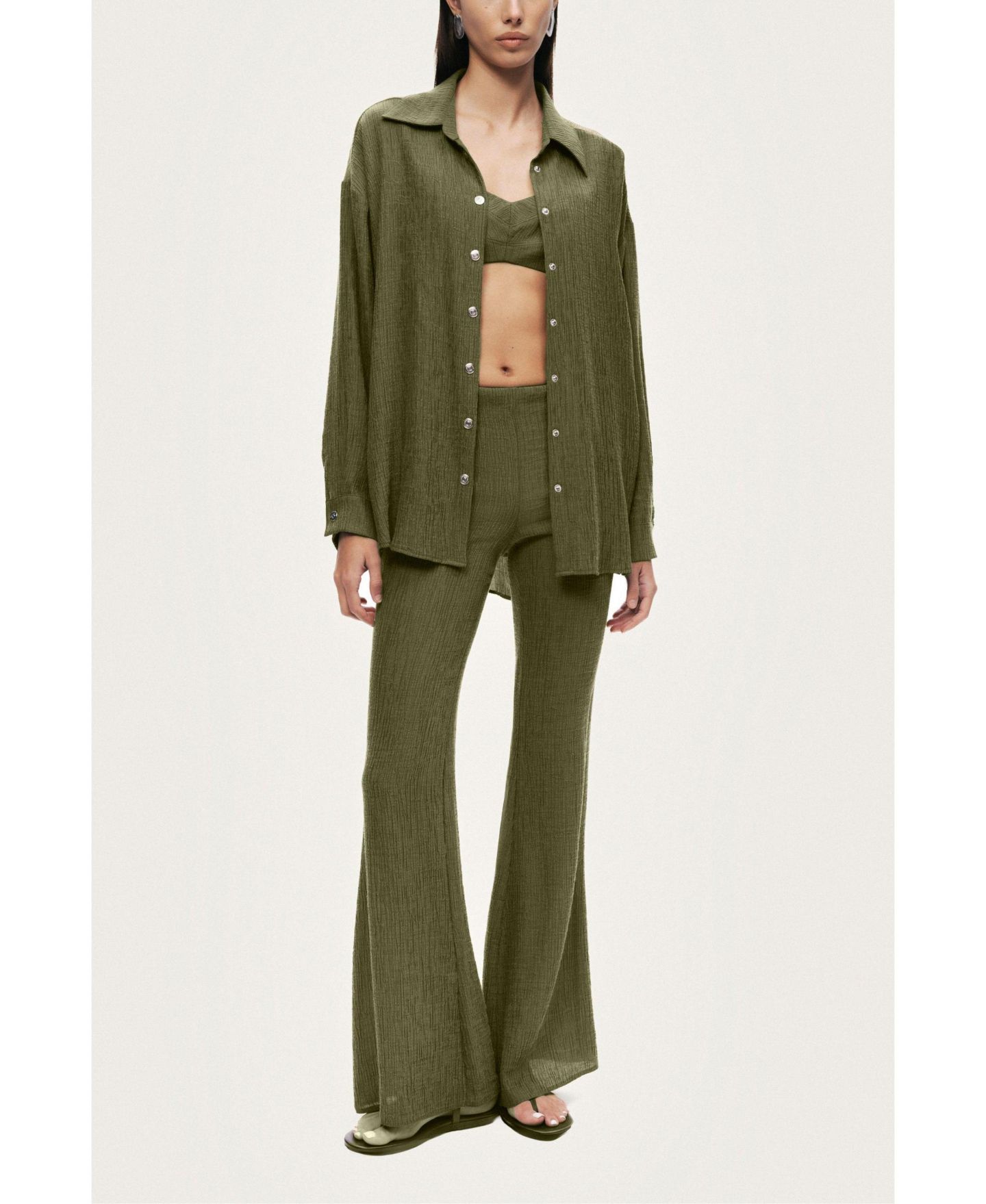 Женская рубашка NOCTURNE Relaxed Button-Down — фото 2