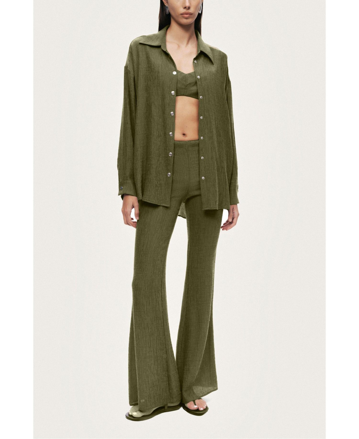 Women's Relaxed Button-Down Shirt