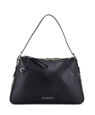 Medium Emblem Shoulder Bag Leather