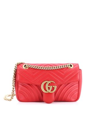 Medium GG Marmont Flap Bag Matelasse Leather