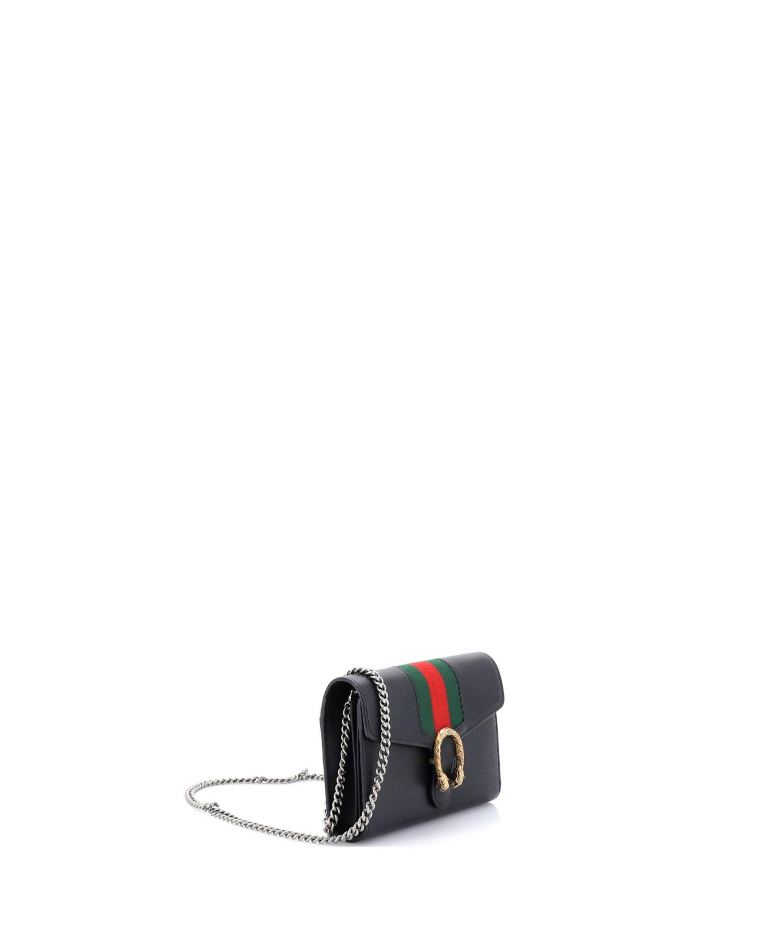 Small Dionysus Web Chain Wallet Leather
