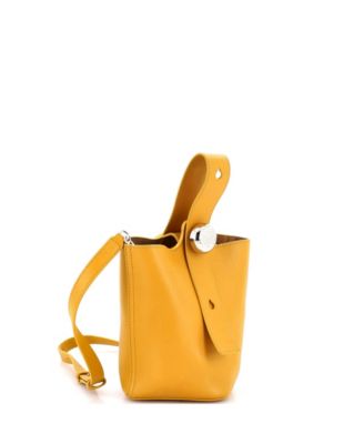Pebble Bucket Bag Leather