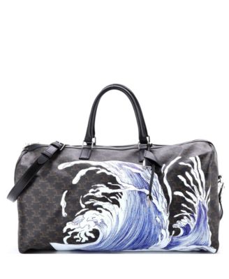 Large x David Weiss Voyage Duffle Bag Printed Triomphe Coated Canvas