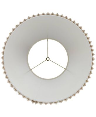 10 1/2" Top x 19" Bottom x 12 1/2" High x 12 1/2" Slant Lamp Shade Replacement  Spider Harp Finial